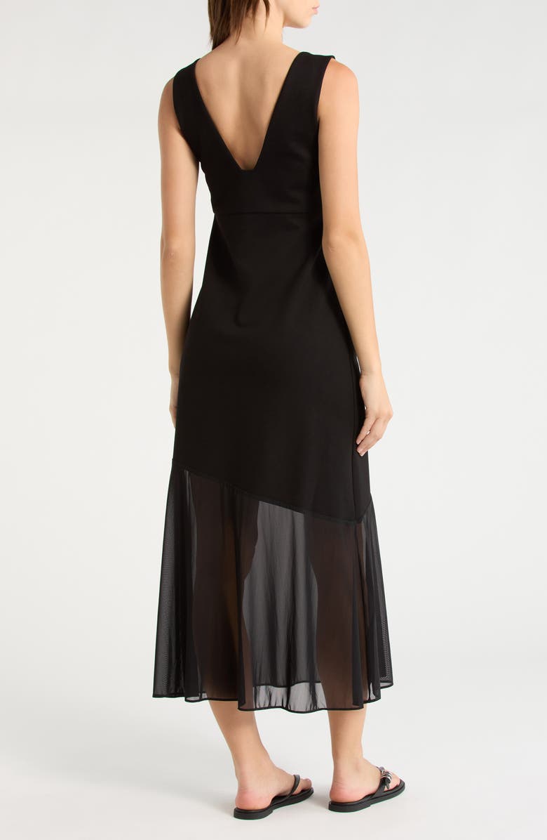 rag & bone Venice Ponte Dress, Alternate, color, Black