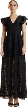 Cynthia Rowley Lace Midi Dress