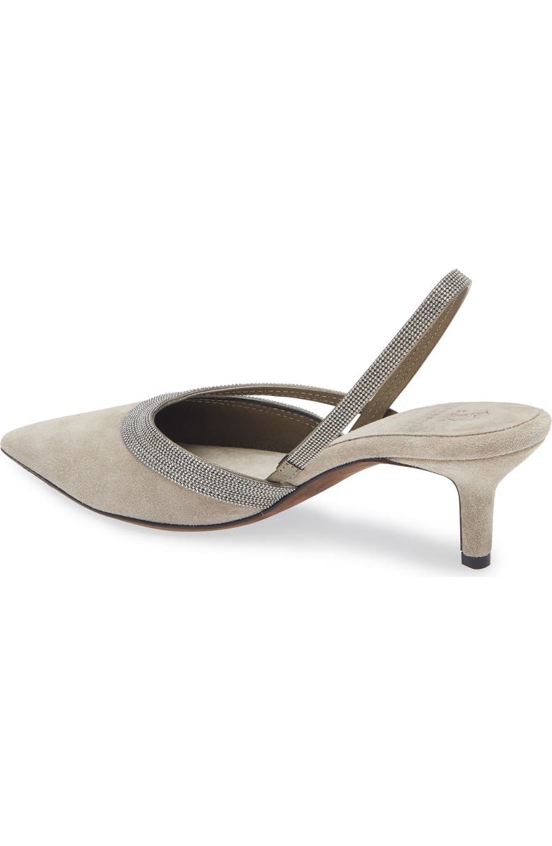 Brunello Cucinelli Monili Slingback Pump, Alternate, color,
