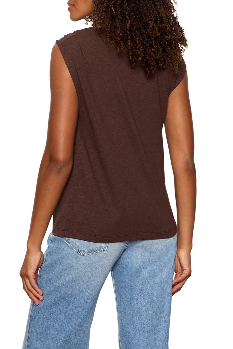 So Twisted Asymmetric Top, Alternate, color, RICH SOIL BROWN