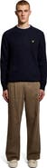 Lyle & Scott Ribbed Cable Knit Long Sleeve Sweater