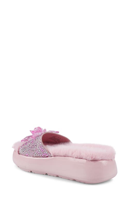 Zigi Ashey Faux Fur Platform Slide Sandal