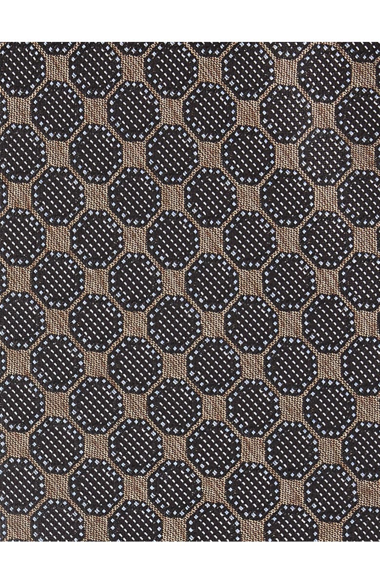 Michael Kors Big & Tall Sorrel Geometric Tie, Alternate, color, Camel