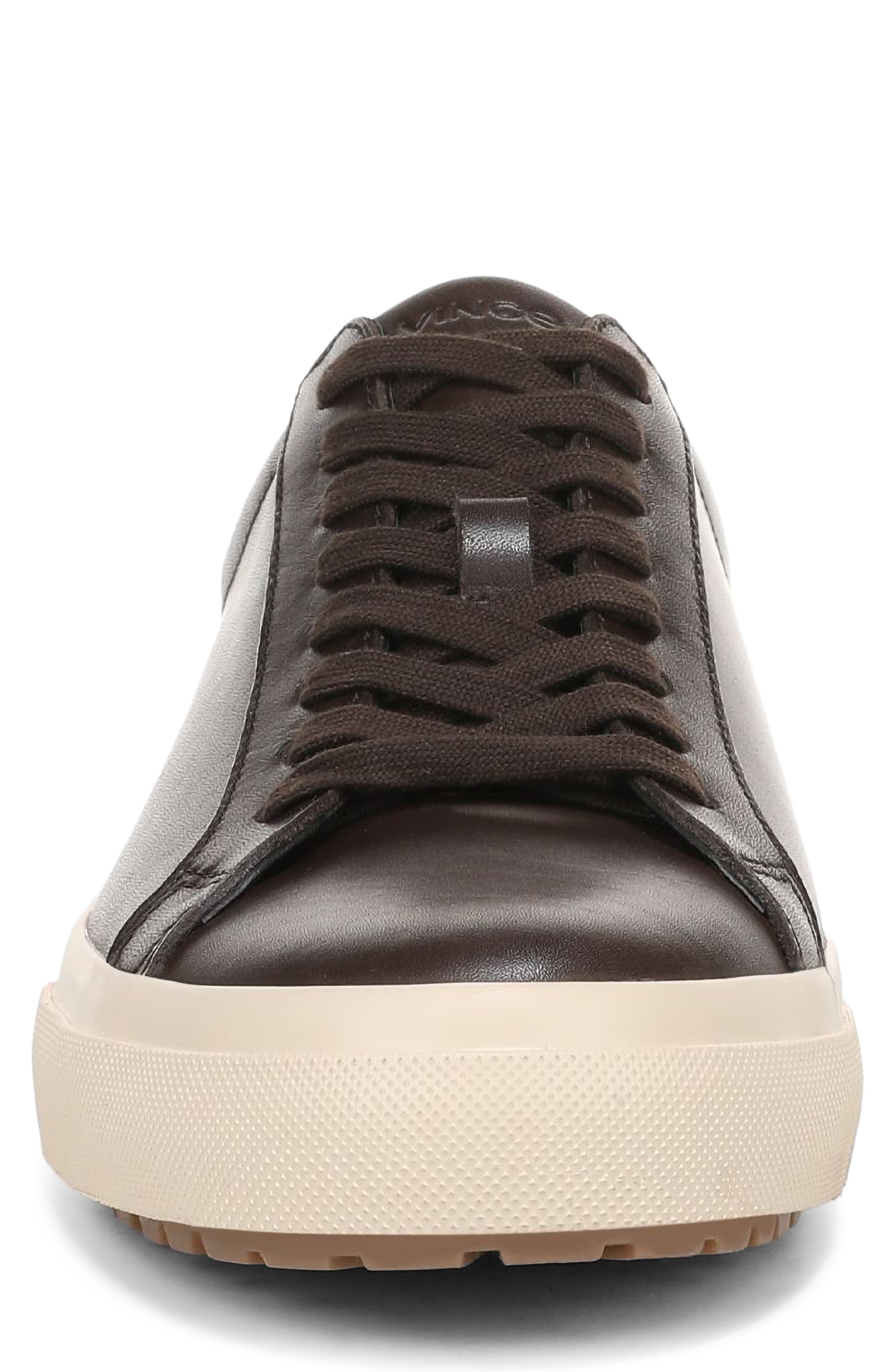 Flash Low Top Sneaker (Nordstrom Exclusive), Alternate, color, COCOA BROWN/ CREAM LEATHER