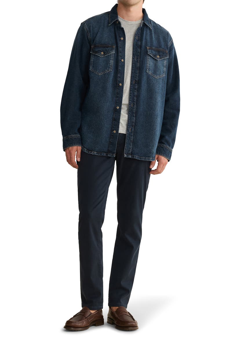 DET Denim Button-Up Shirt, Alternate, color, PORTER