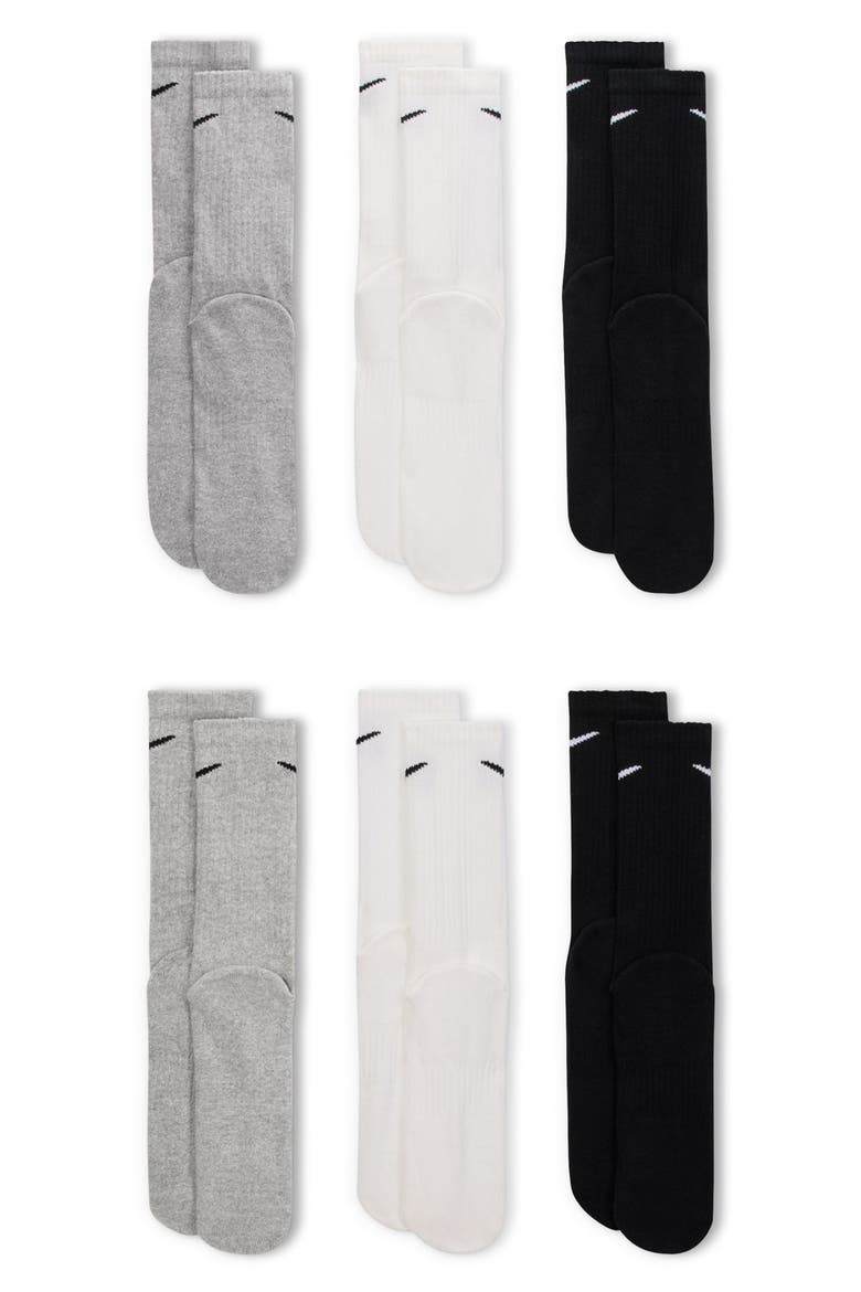 Everyday Crush Crew Socks - Pack of 6, Alternate, color, 964 MLTCLR
