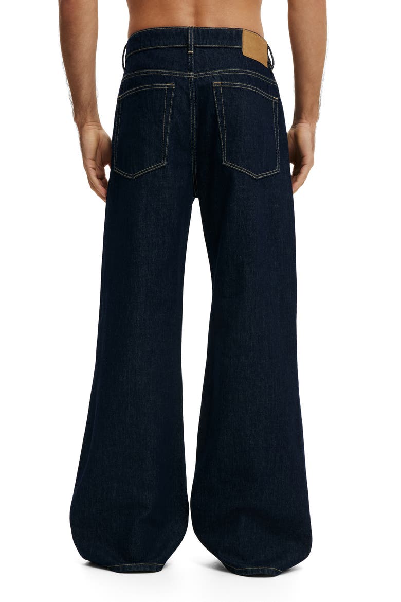 Men's Baggy Bootcut Jean, Alternate, color, Snap Blue