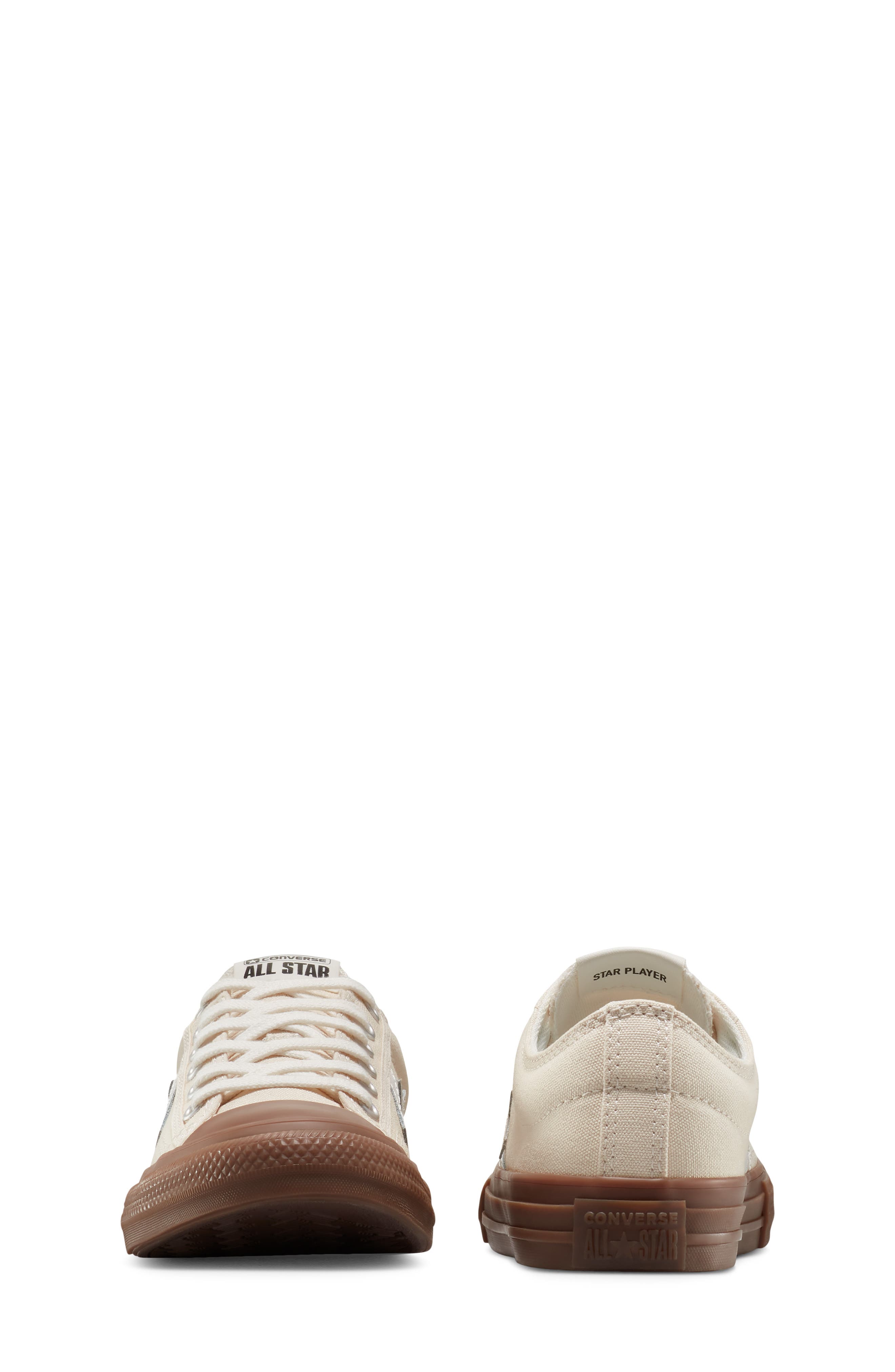 Converse Kids
 Star Player 76 Gum Rubber Sneaker, Alternate, color, Light Dune/ Vintage White/ Gum