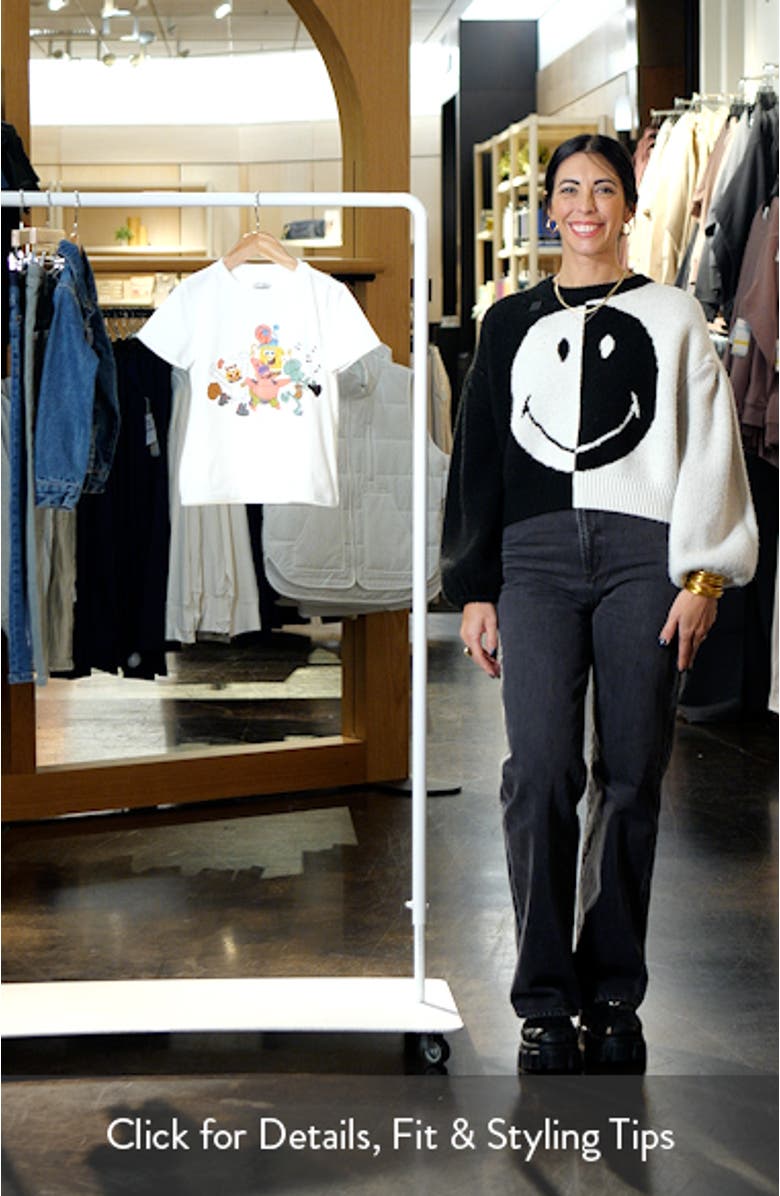 Kids' SpongeBob SquarePants<sup>™</sup> Acid Wash Shellebration Graphic T-Shirt, sales video thumbnail