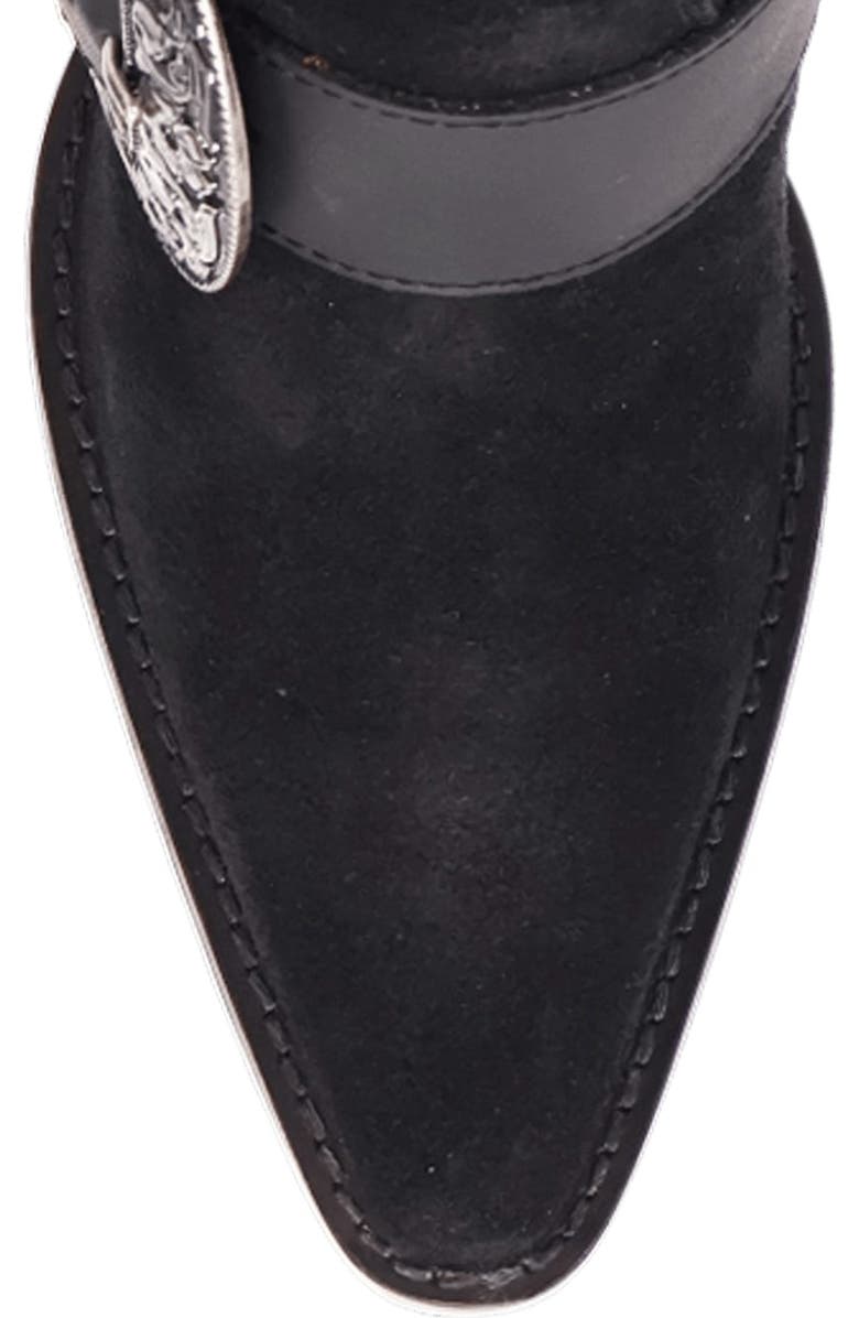 Dingo Yeehottie Over the Knee Western Boot, Alternate, color, Black