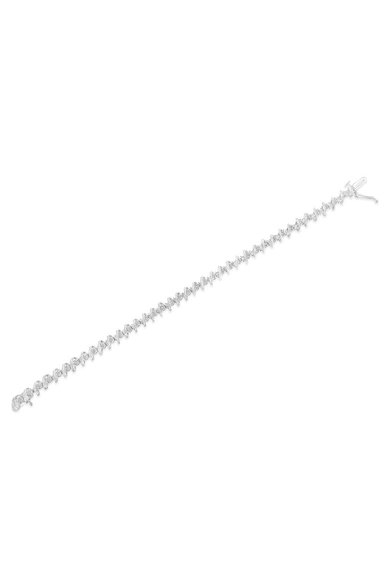 Silver 1/2 Cttw Diamond Miracle-Set Tennis Bracelet, Alternate, color, White