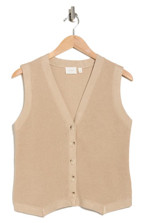 Cyrus V-neck Vest In Neutral