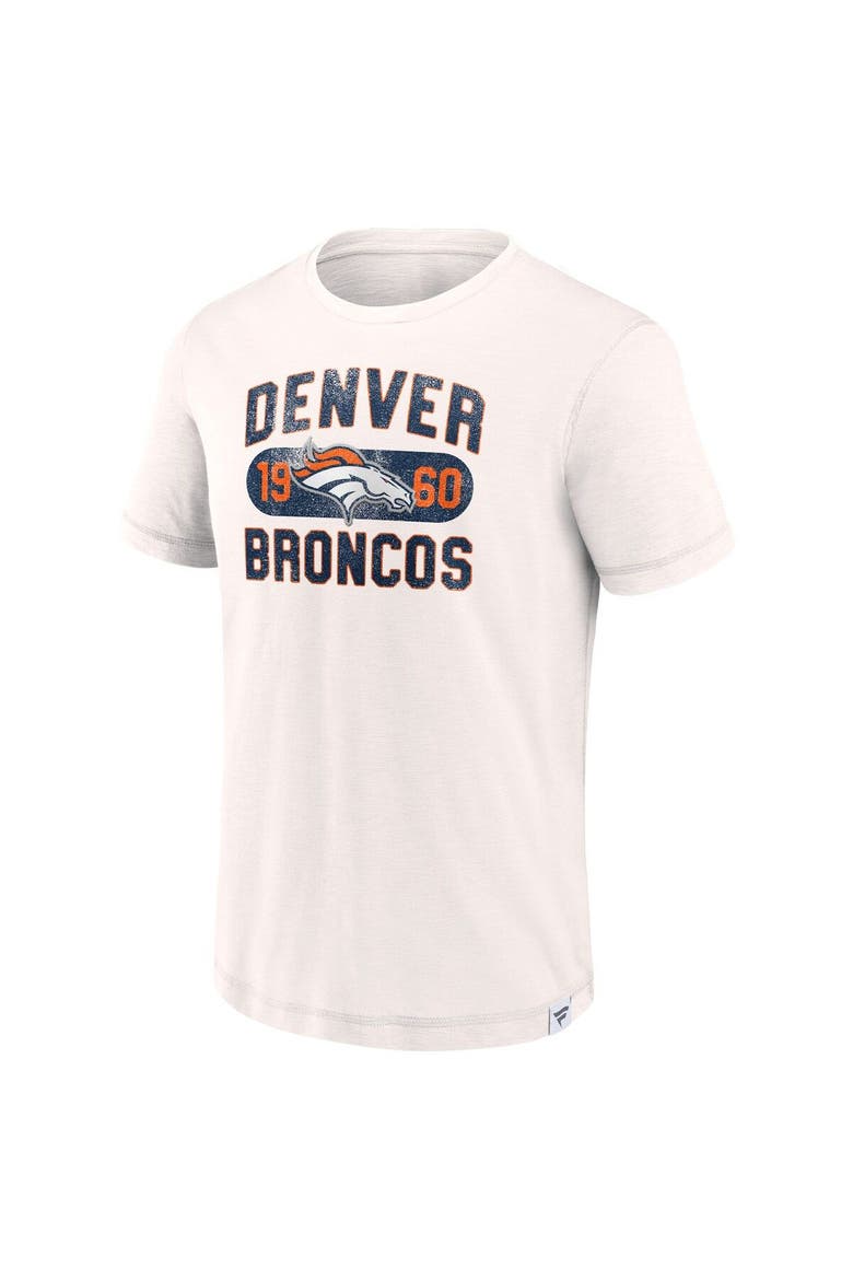Men's Fanatics Branded White Denver Broncos Act Fast T-Shirt, Alternate, color, White