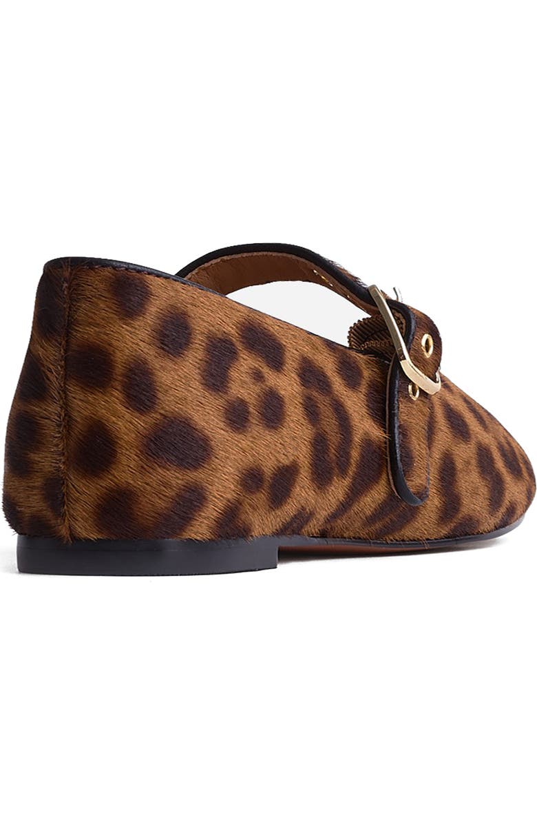 Madewell The Remy Genuine Calf Hair Mary Jane Flat, Alternate, color, Caramel Multi