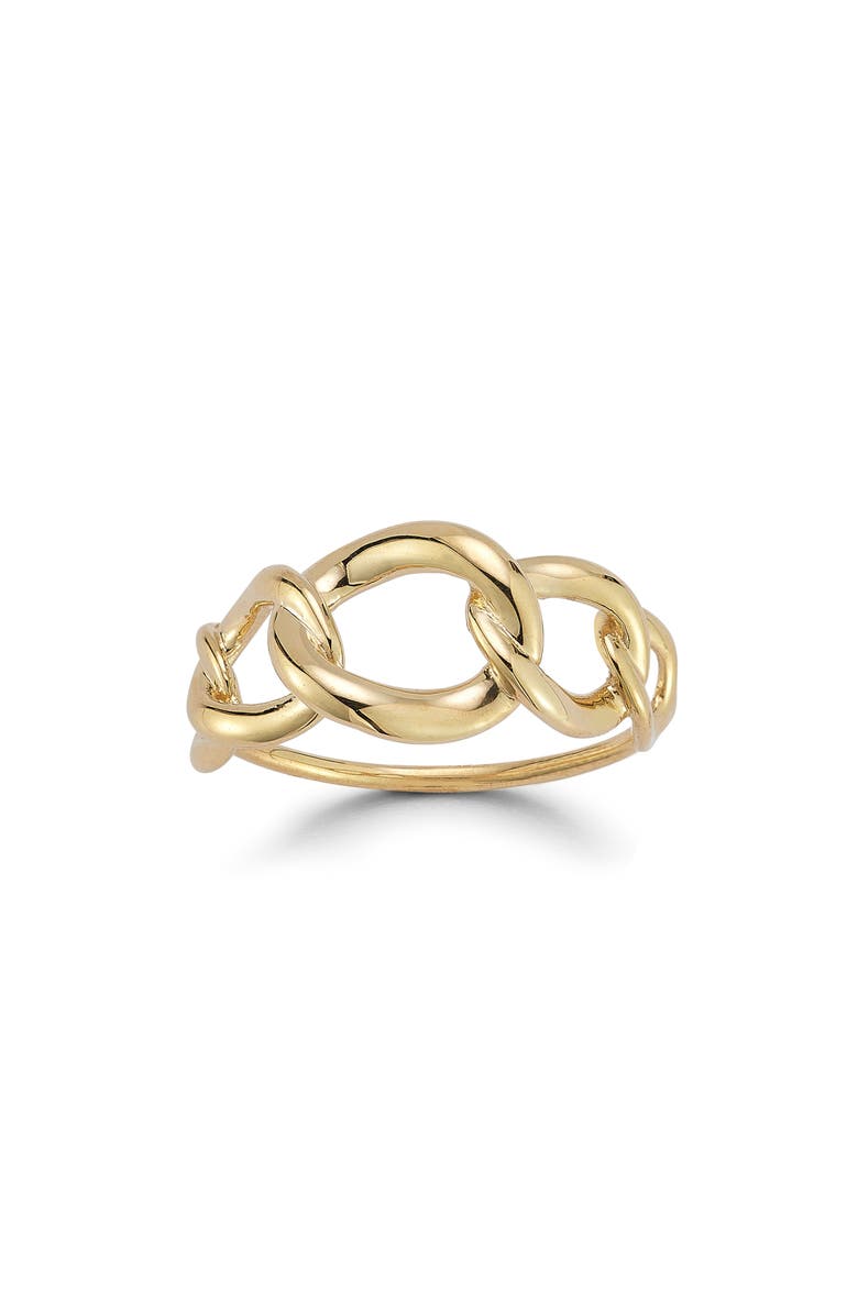 Ember Fine Jewelry 14K Yellow Gold Link Ring, Main, color, 