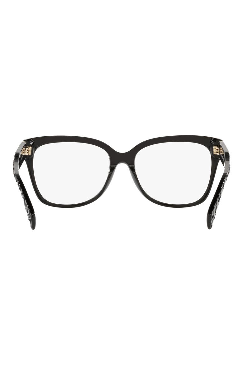 Palawan 54mm Square Optical Glasses, Alternate, color, BLACK