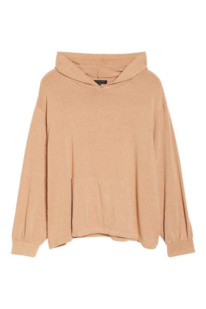 Kangaroo Pocket Hoodie, Alternate, color, WILD OAK