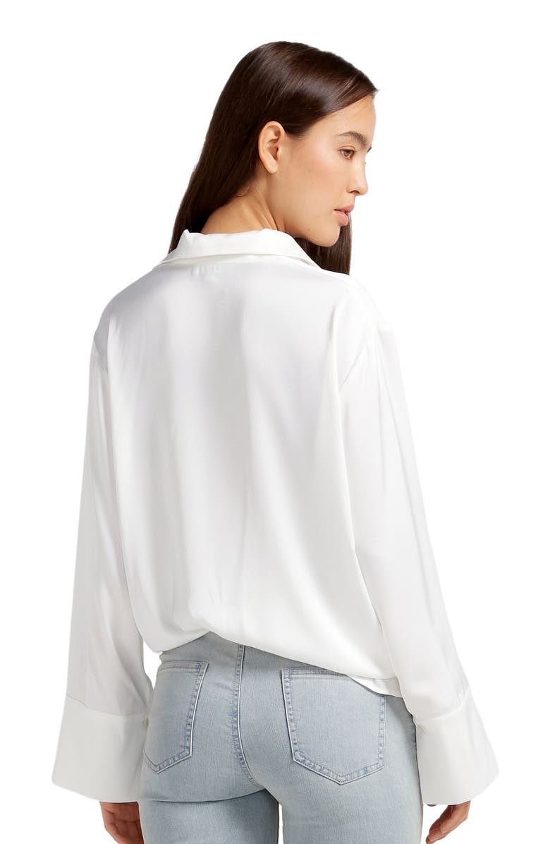 Belle & Bloom Gemini Waterfall Shirt, Alternate, color, White