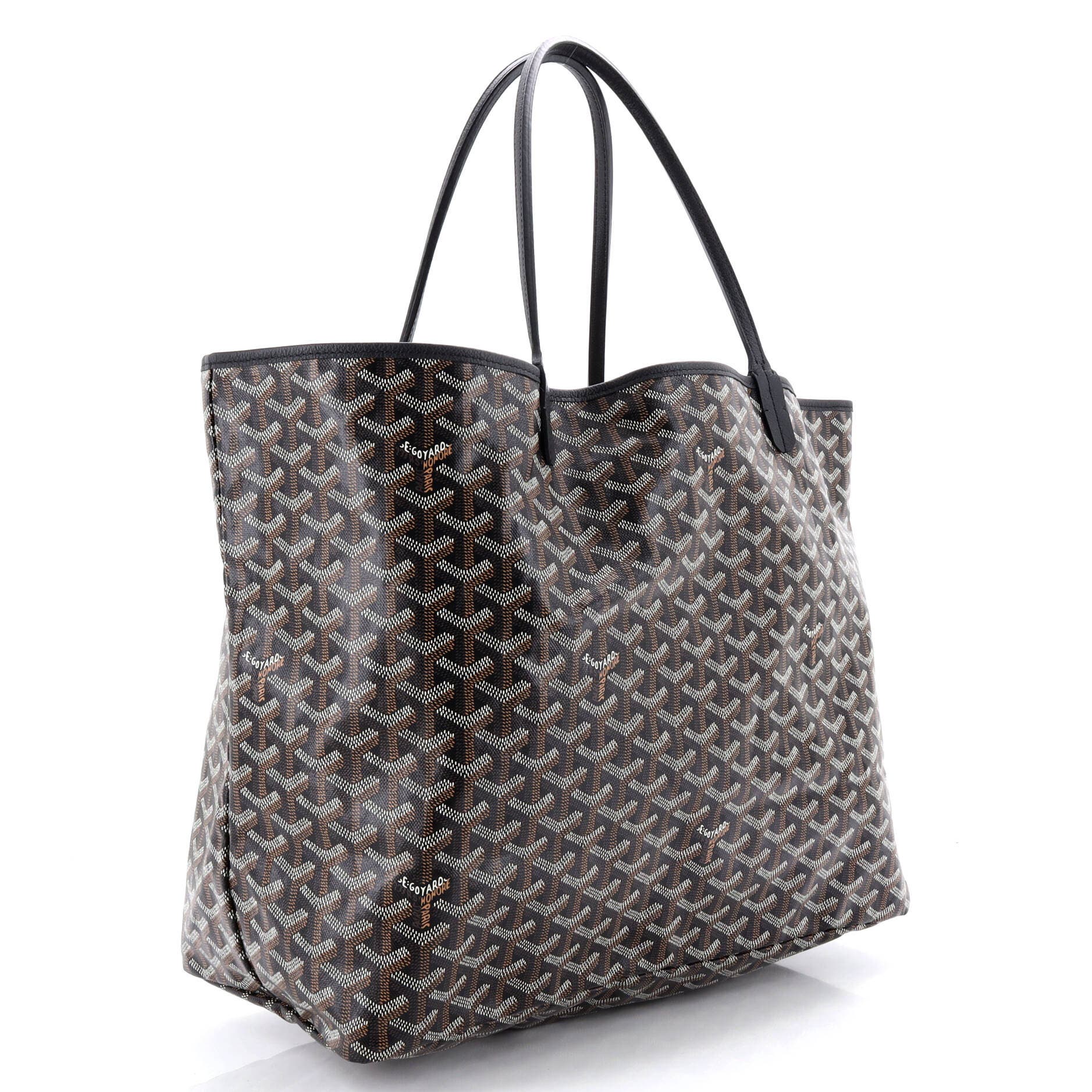 Pre-Owned Goyard Saint Louis Tote Coated Canvas GM, Alternate, color, 
