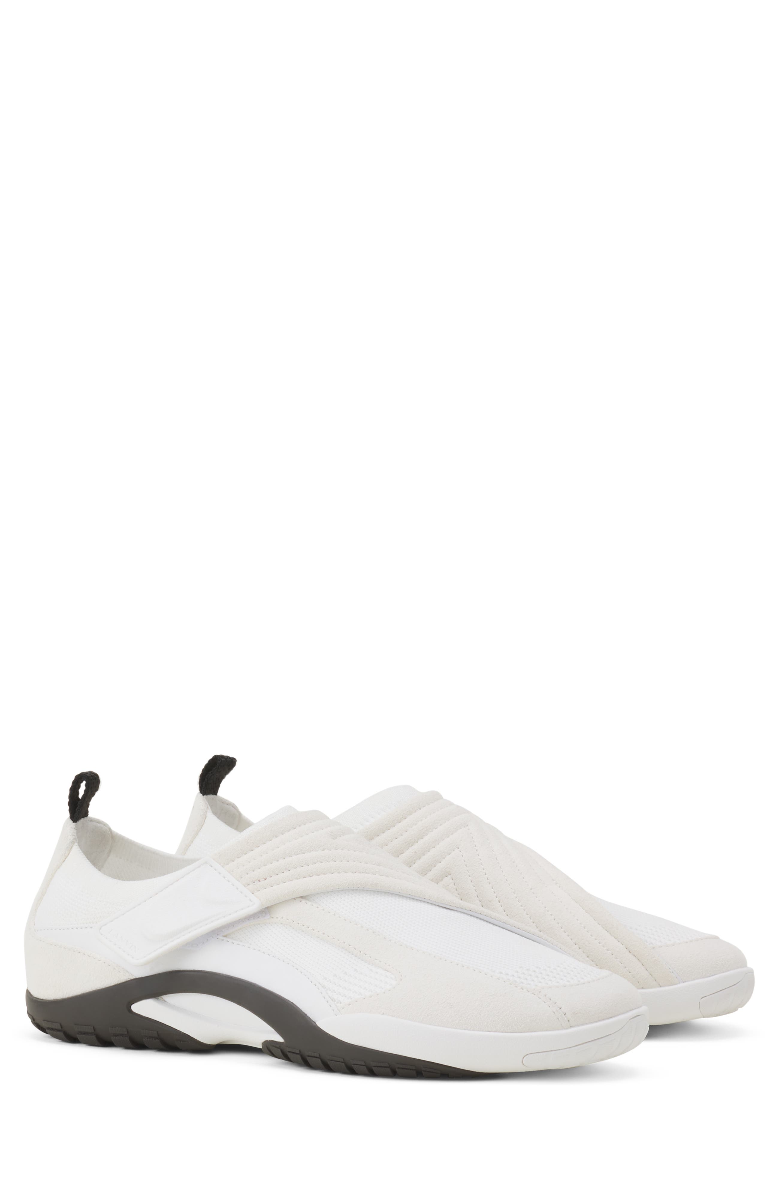 Lnv1 Knit And Suede Sneakers, Alternate, color, White/Black