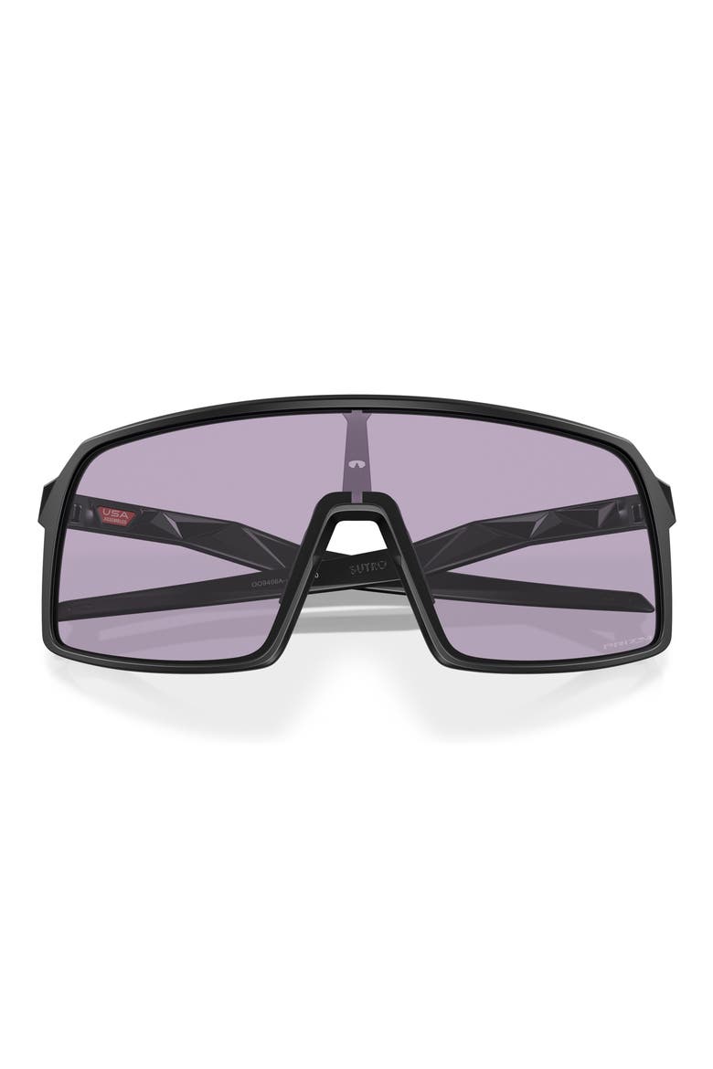 Sutro 60mm Prizm™ Rectangular Shield Sunglasses, Alternate, color, MATTE BLACK / PRIZM SLATE