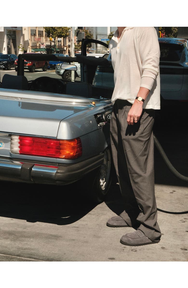 Naked Wolfe Cord Suede Slipper, Alternate, color, Dark Grey