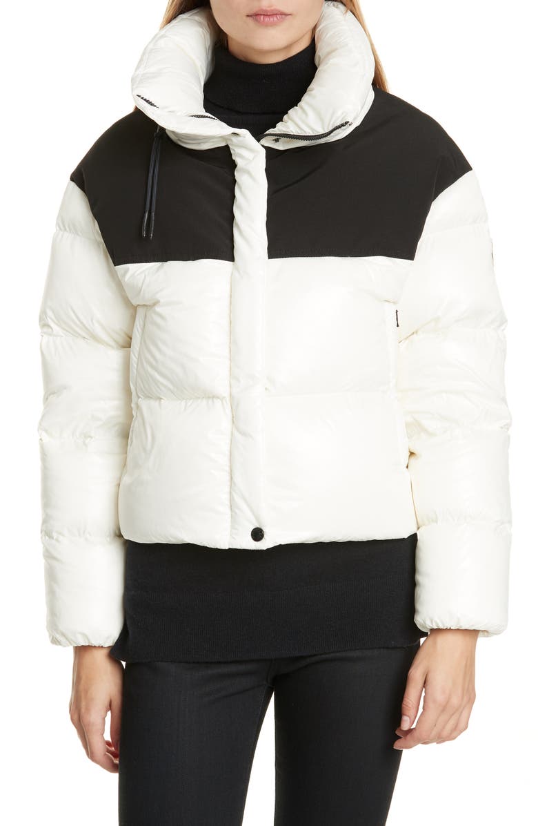 Moncler Nil Colorblock Quilted Down Puffer Jacket, Main, color, 