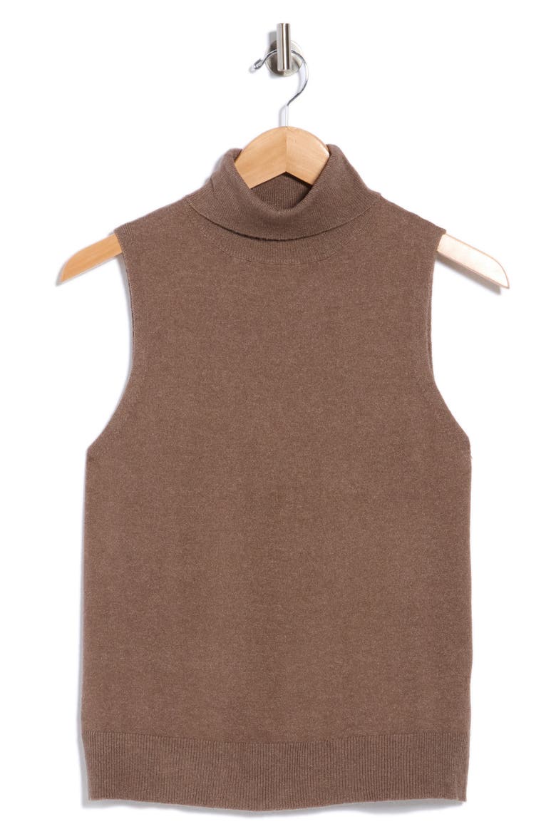 Emily Turtleneck Tank, Main, color, CEDAR BROWN BROWN
