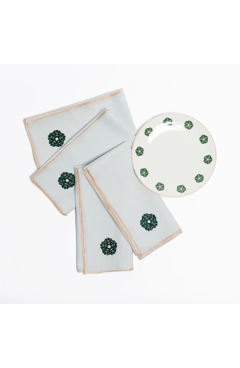 House of Revelry Hie x Revelry Napkins, Alternate, color, Sage Green