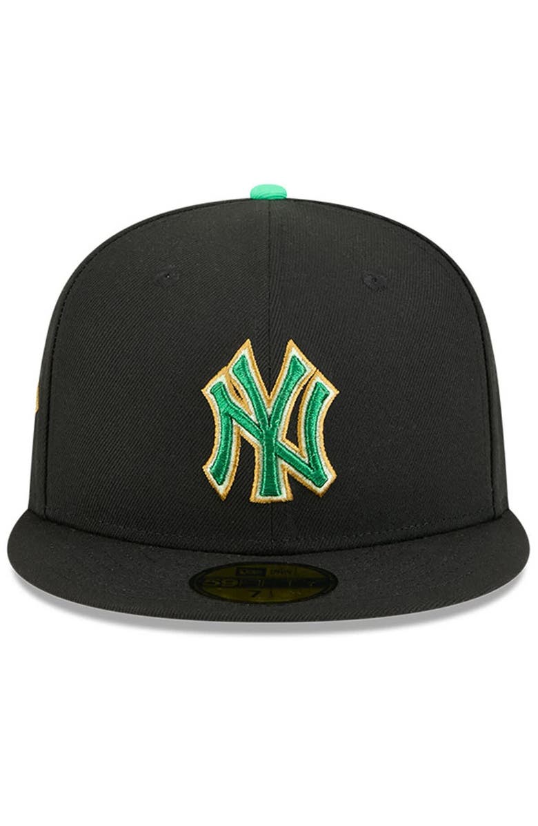 New Era Men's New Era  Black New York Yankees 2026 St. Patrick's Day 59FIFTY Fitted Hat, Alternate, color, Black