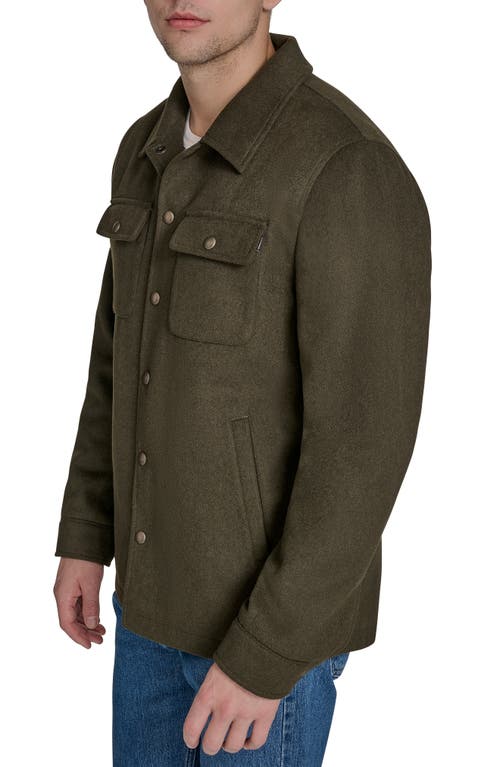 Dockers ® Fleece Lined Shirt Jacket In Green
