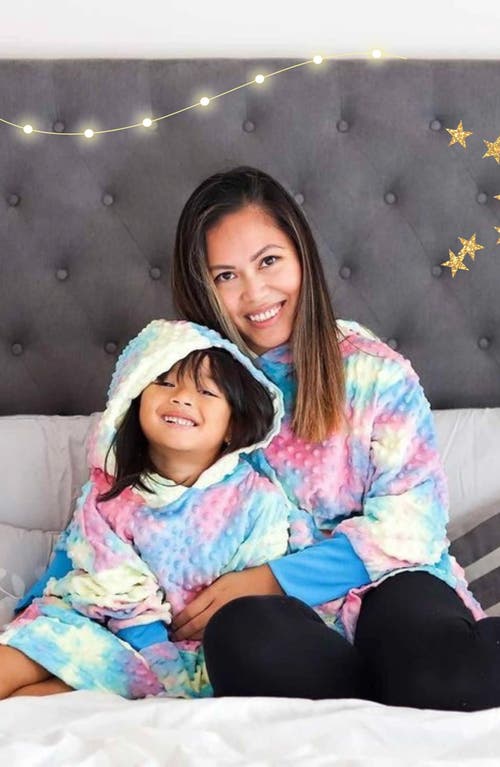 Limeapple Minky Bubble Overszied Hoodie Big Kid In Multi