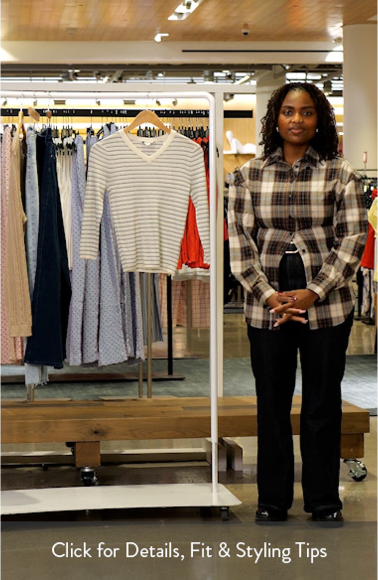 Stripe Cashmere & Silk Sweater, sales video thumbnail