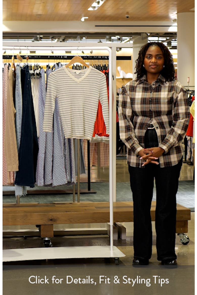 Stripe Cashmere & Silk Sweater video