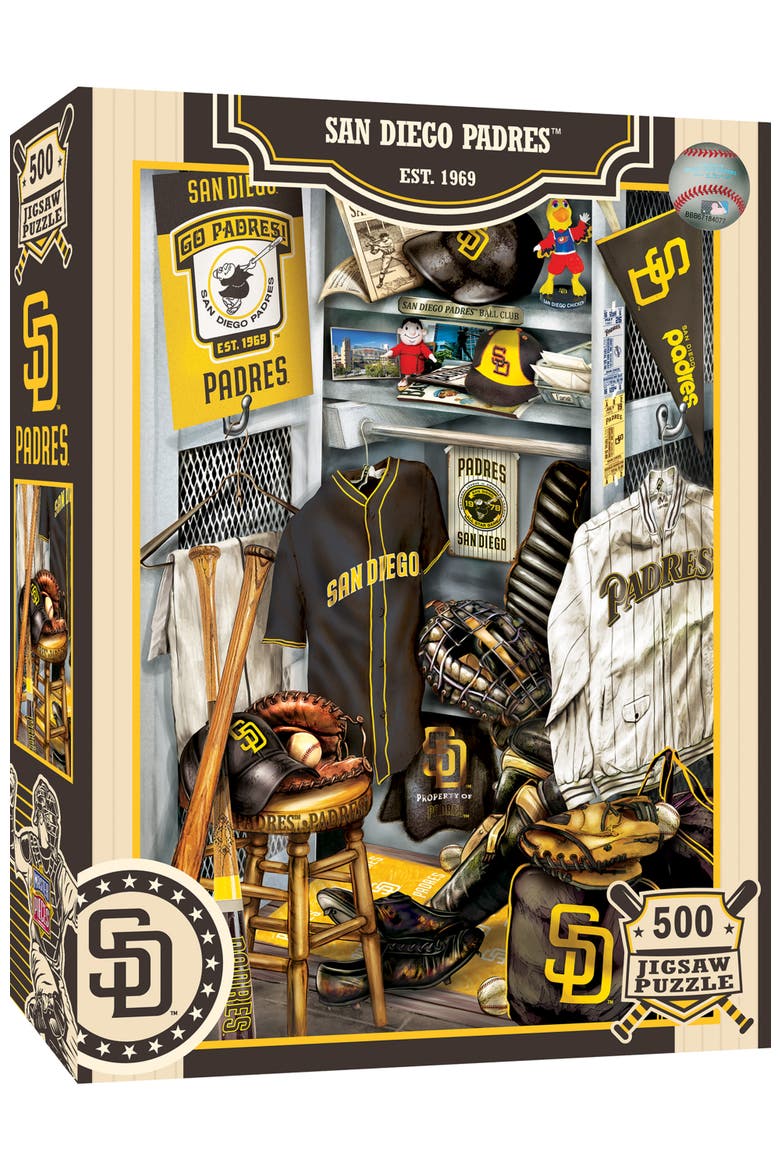 San Diego Padres Locker Room 500 Puzzle, Main, color, Multicolor