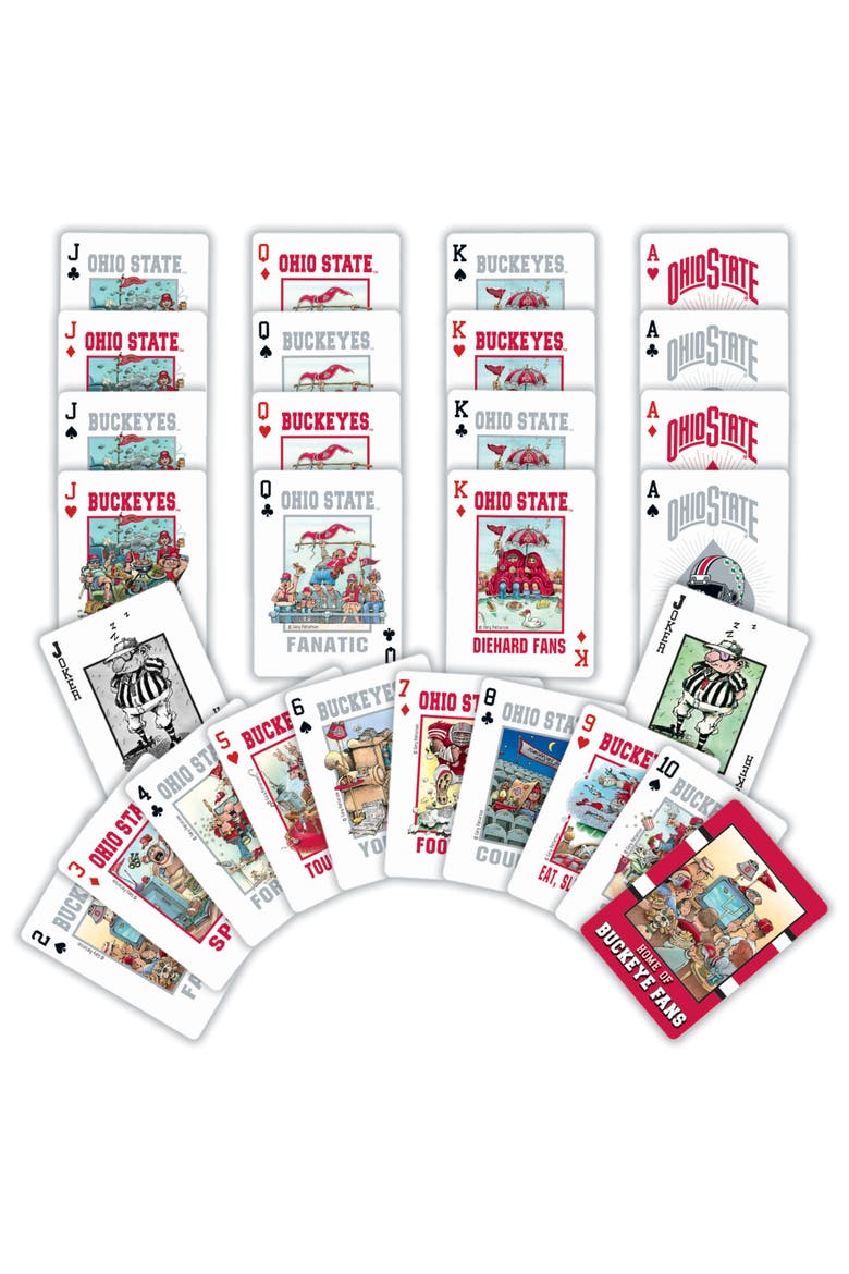 Ohio State Buckeyes Fan Playing Cards, Alternate, color, Multicolor