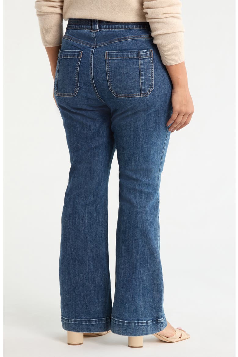 Madison High Waist Bootcut Jeans, Alternate, color, MID BLUE