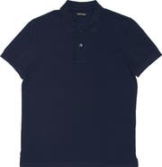 TOM FORD Short Sleeve Cotton Piqué Polo