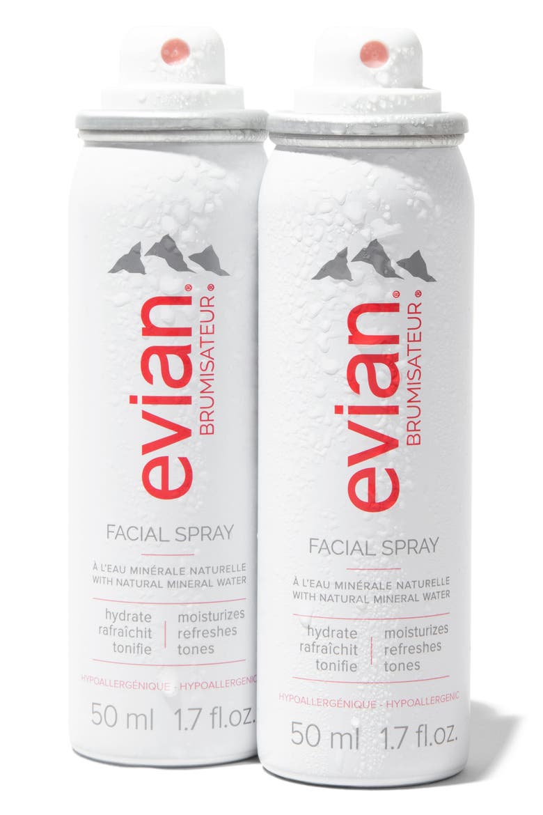 Evian® Mini Facial Water Spray Duo, Alternate, color, NO COLOR