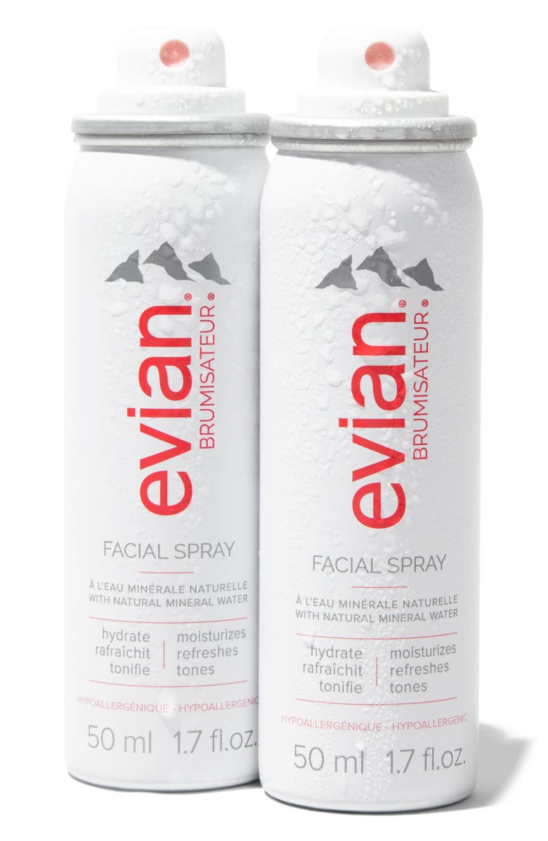 Evian <sup>®</sup> Mini Facial Water Spray Duo, Alternate, color,