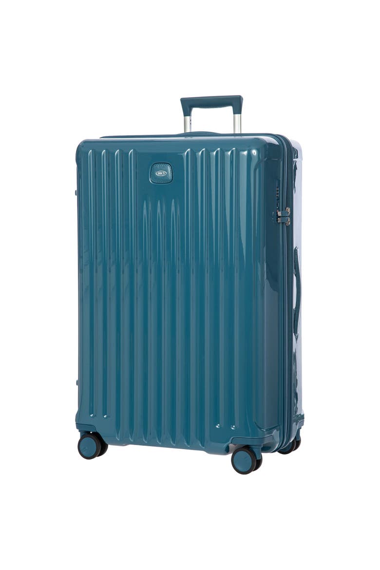 Positano Hardside Expandable 30" Large Checked Spinner Luggage, Alternate, color, Sea Green