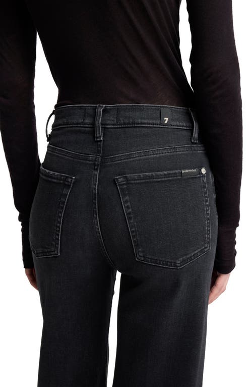 7 For All Mankind Jo Ultra High Waist Wide Leg Jeans In Burgundy