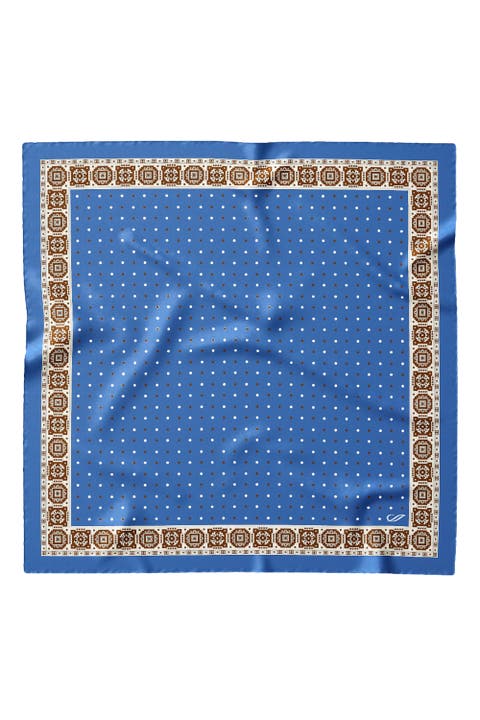 Bergamo - Hand Rolled Silk Neckerchief for Men