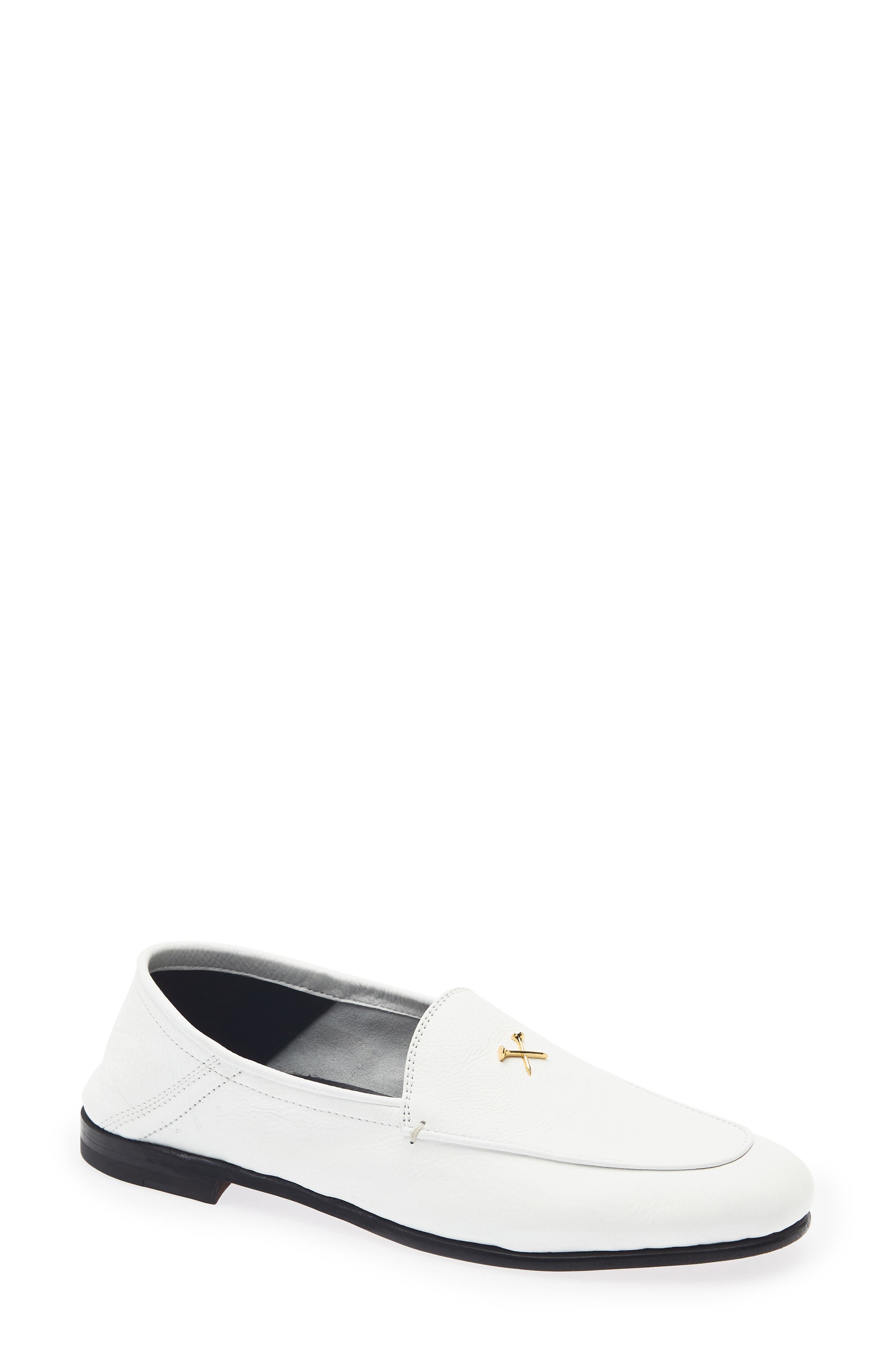 Metal Tees Leather Flex Golf Loafer