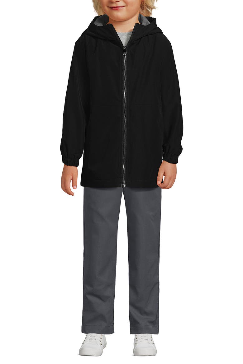 School Uniform Kids Rain Jacket, Alternate, color, Black