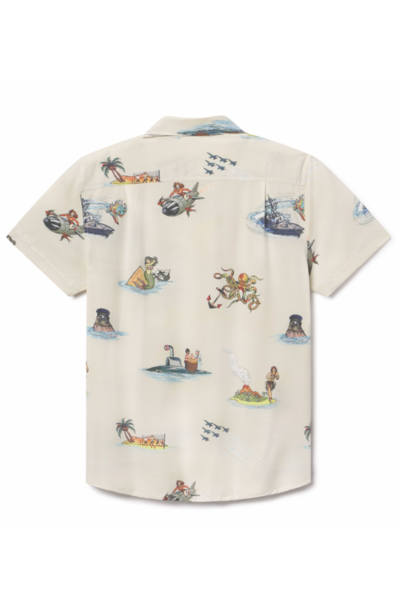 Baja Llama Sailor Stories - Vagabond Button Up, Alternate, color, Cream