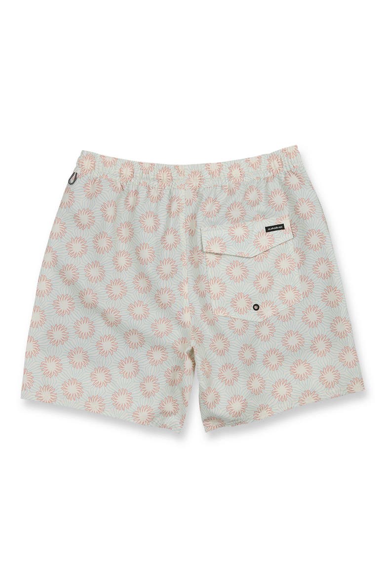 Ocean Mayhem Volley Swim Trunks, Alternate, color, BONE WHITE