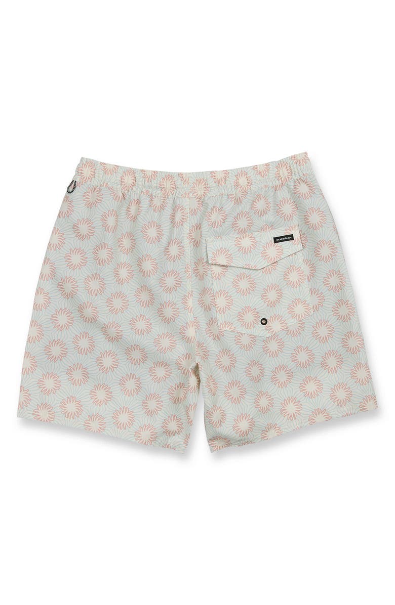 Quiksilver Ocean Mayhem Volley Swim Trunks, Alternate, color, Bone White