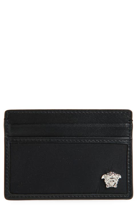 Medusa Leather & Nylon Card Case