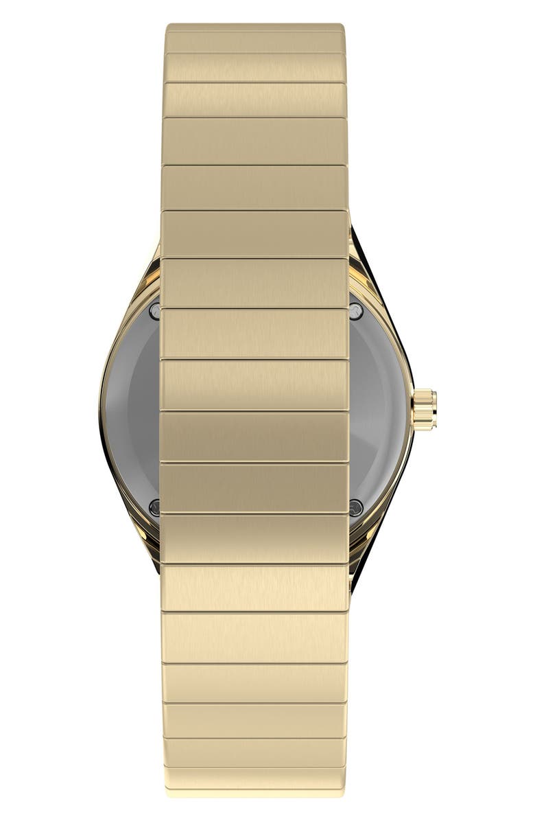 Timex<sup>®</sup> Q Timex<sup>®</sup> Mini 30mm Stainless Steel Expansion Band Watch, Alternate, color, Pink/ Gold-Tone